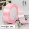22 Meter/Rolle 6/10/15/20/25/40/50 mm rosa Seidensatinbänder für Heimwerkerarbeiten, Schleifen, handgefertigtes Geschenkpapier, Party, Hochzeit, Dekoration