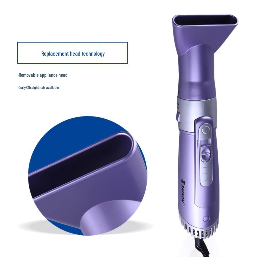 4-in-1 Multifunction Hot Air Brush: Curling Iron, Hair Dryer, Ceramic Straightener (Model 9822-6)