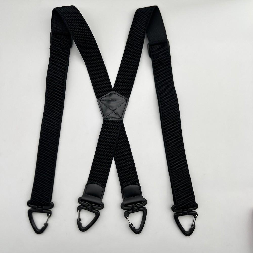 3.8cm Wide Work Suspenders Heavy Duty Anti-slip Suspenders Elastic Pants Braces  Casual Wear