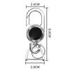 Alloy Metal Car Styling Key Chains Ring Anti-loss Keychain For Toyota Camry RAV4 Land Cruiser Highlander Corolla Car Accessories