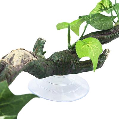 Resin Reptile Plants Lifelike Terrarium Plant for Tank Decor Naural Appearance