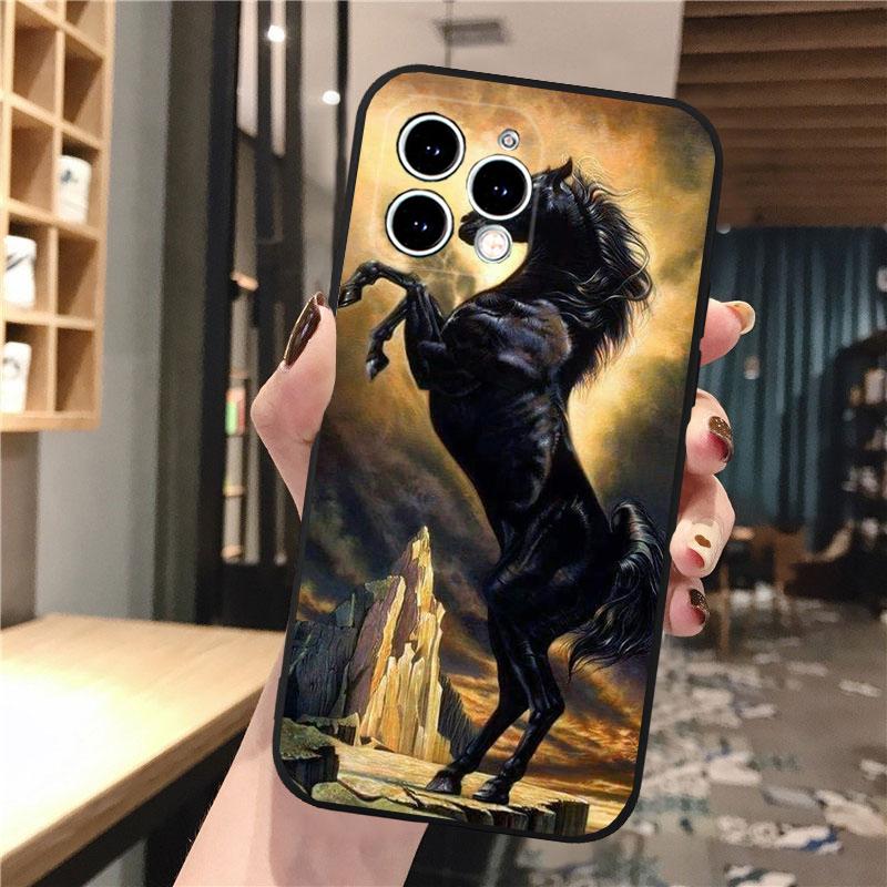 Horse Phone Case For iPhone Samsung Galaxy Redmi Xiaomi Oppo OnePlus Note S A 7 8 9 10 11 12 13 14 20 21 22 23 53 54 Pro Max Plus Ultra TPU Soft