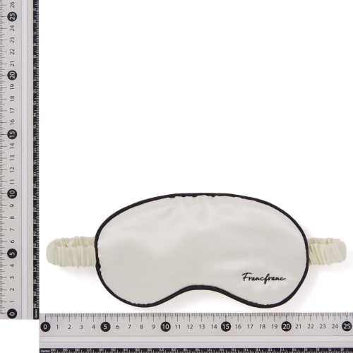 Francfranc Silk Eye Mask, Ivory