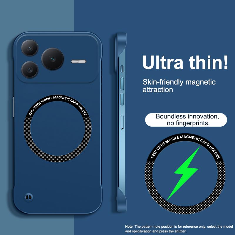 Ultra Lightweight Bezel-less Magnetic Case For Honor Magic 6 7 8 Pro Lite Win Power 2 400 Pro Matte Skin Feel Hard Phone Cover