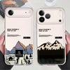 Mountain Range Sunset Soft Phone Cover Case for iPhone 17 Pro Max XS Max Air XR 12 Mini 14 Plus 7 8 15 11 13 Pro 16