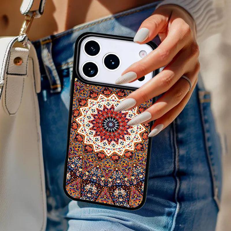 Beautiful painting mandala flower Phone Case For iPhone 17 Air 14 15 13 12 Max Cover For Apple 16 16e 11 Pro Max Plus