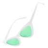 Women Narrow Fashion UV400 Multi Color Goggles Plastic Frame Eye Protection Glasses