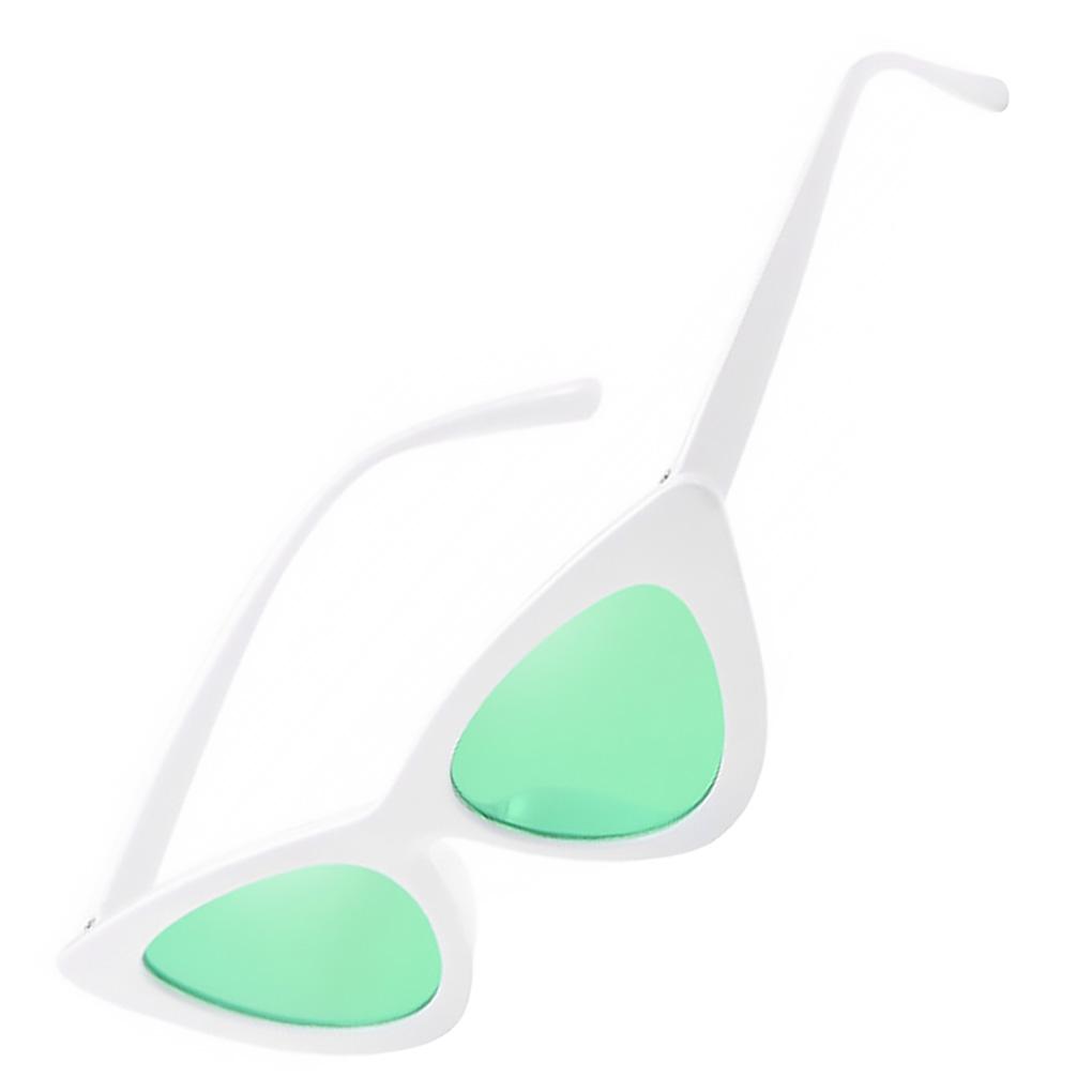 Women Narrow Fashion UV400 Multi Color Goggles Plastic Frame Eye Protection Glasses