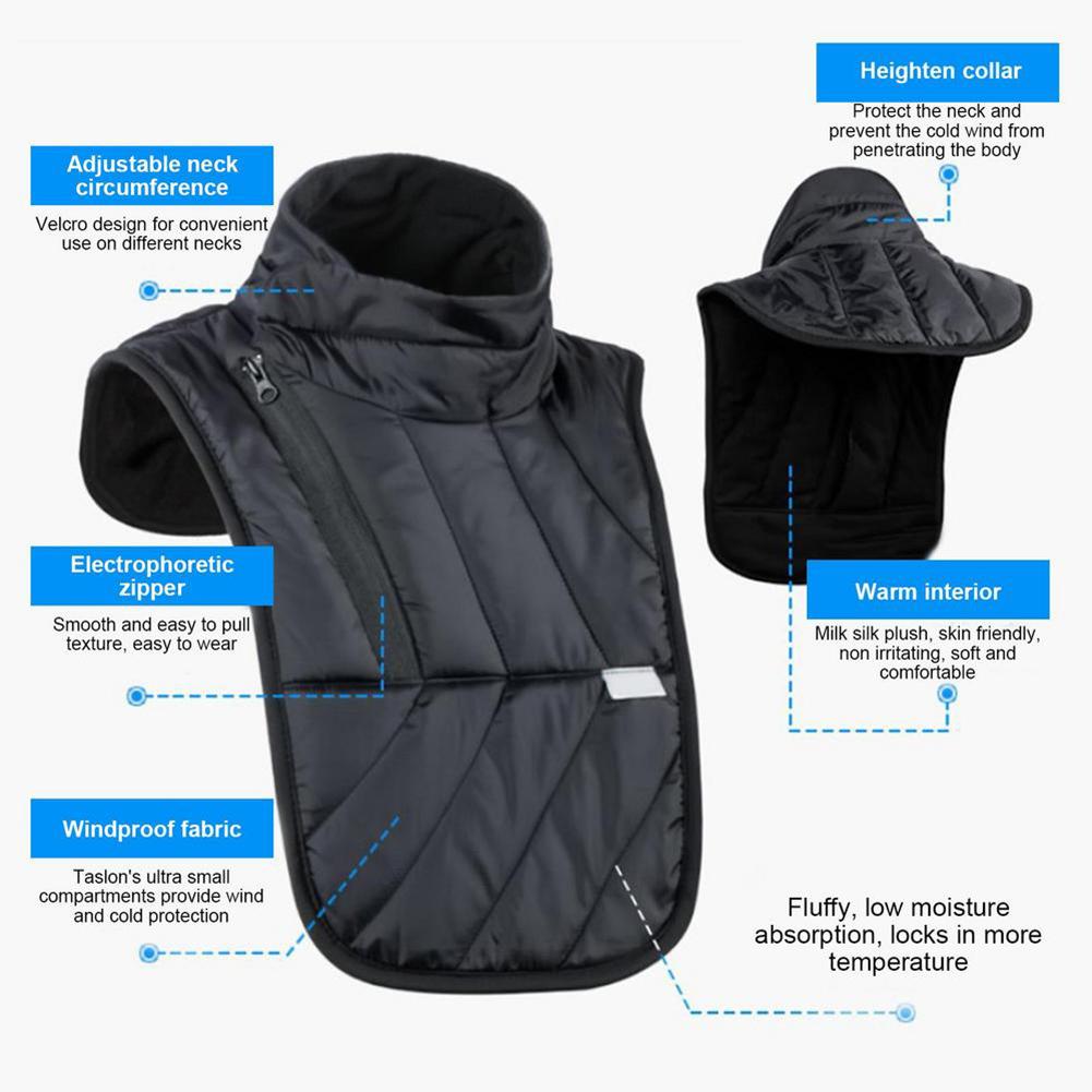 Winter Warmer Motorrad Nackengamasche Schützender Schal Winddicht Ski Motorrad Halsumhang für Outdoor Radfahren Reitausrüstung