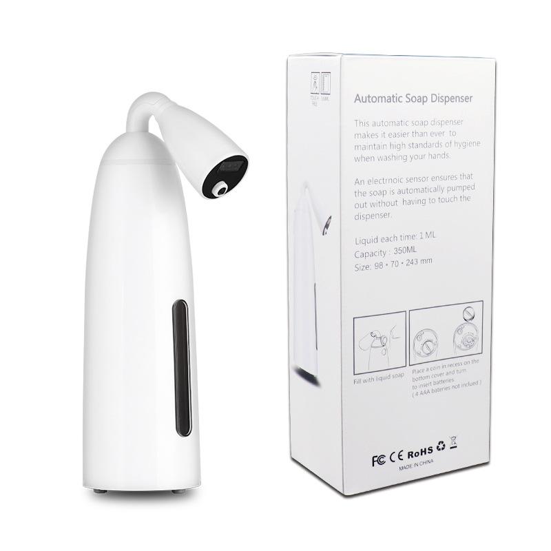 350ml Automatic sensing soap dispenser intelligent hand soap dispenser mobile phone wash detergent sensor dispenser  bathroom