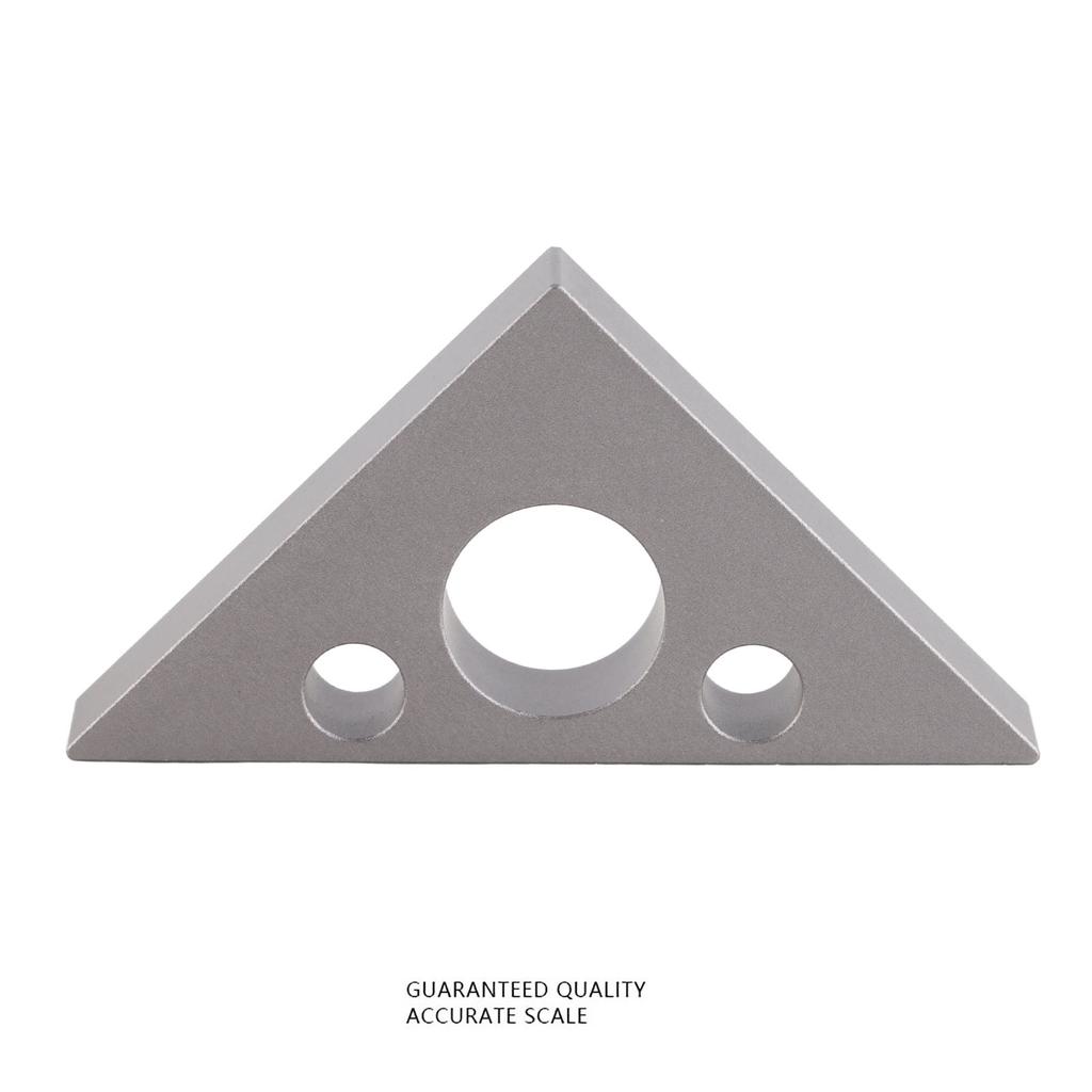 45 Degrees Ruler 45/90 Degrees Matte Aluminum Alloy Mini Right Angle Ruler Woodworking Measuring Tool Aluminum Right Angle Ruler