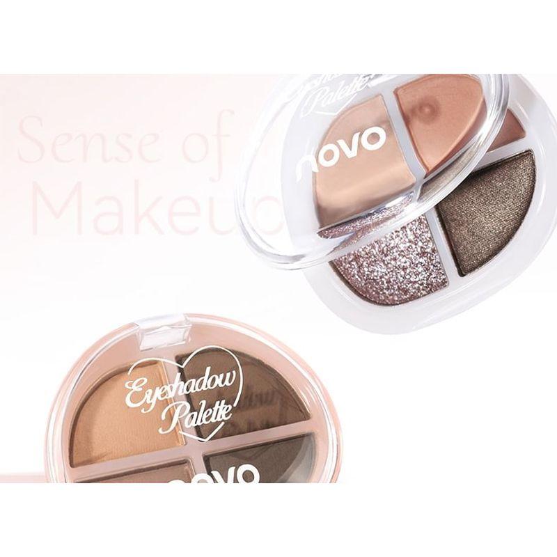 NOVO - Heartbeat 4-Color Eyeshadow Palette - 5 Types