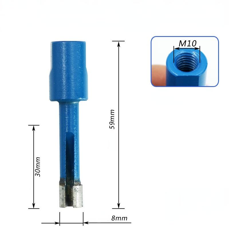 Diamond Hole Saw Drill Bit Set for Concrete Tiles Glassd Cutter Saw Blue Wall Drill Bit M10 Angle Grinder 6-75mm