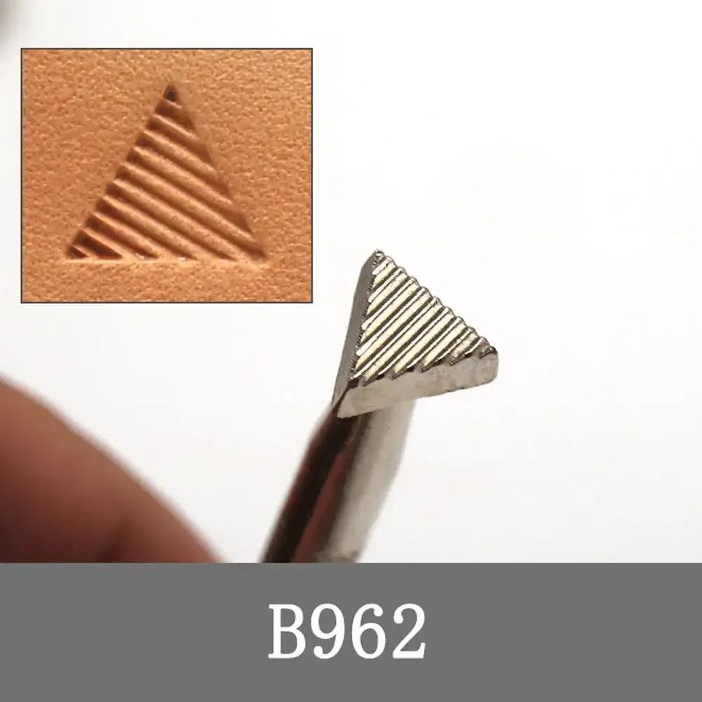 Carving Leather Craft Stamps Kit Metal Leather Working Saddle Making Tools Leather Stamping Solid DIY Printinting Craft Supplies