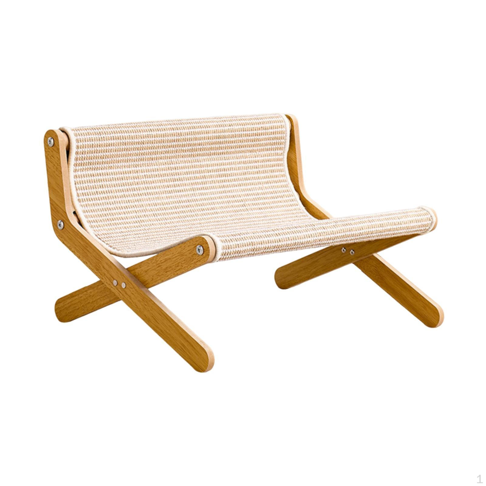 

Гамак-кровать для кошек, кресло-шезлонг, приподнятая лежанка для сна для собак и кроликов Sisal