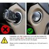 Satin Silver Engine Start/Stop Push Button Replacement For Mercedes Gen1 Push Go