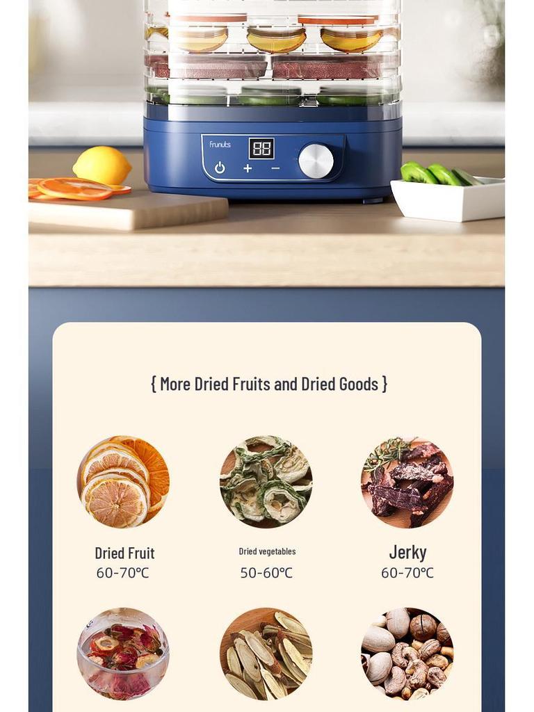 Compact Food Dehydrator for Fruits, Vegetables, Meats, and Pet Treats