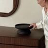 Solid Wood Artistic Tray Vintage Floor-Standing Aromatherapy Ornament Chinese Zen Aesthetic Wooden Craft