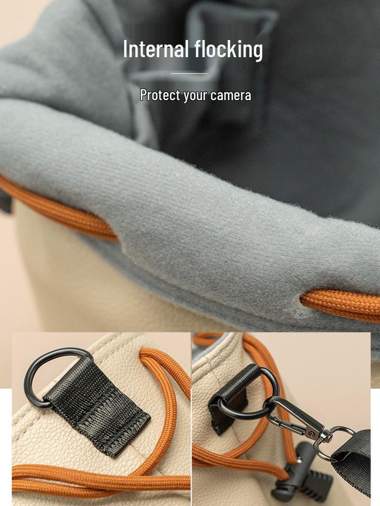 Vnitřní brašna na fotoaparát: Kompatibilní s bezzrcadlovými modely Canon R50, Sony ZV-E10M2, Nikon Z30, Fujifilm XM5XT50