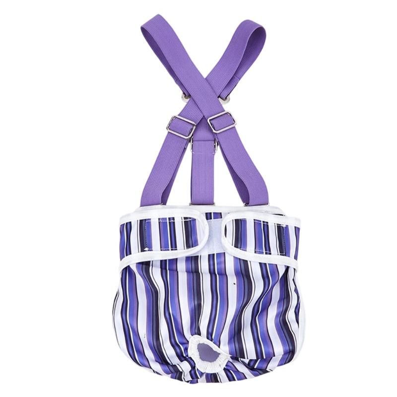 Easyly Wear Washable Dog Diaper for Female Dog Reusables Comfortable with Adjustable Straps Nonslip