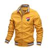 Unisex Autumn Pilot Print Zip-Up Cycling Jacket