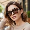 European And American Fashion New Polygonal Sunglasses, Personalized Versatile High-End Casual Sunglasses, Women'S Uv-Proof Glasses
