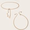 Pink Simulation Fashion Gemstone Decoration Women Casual Waist Chain Daily For