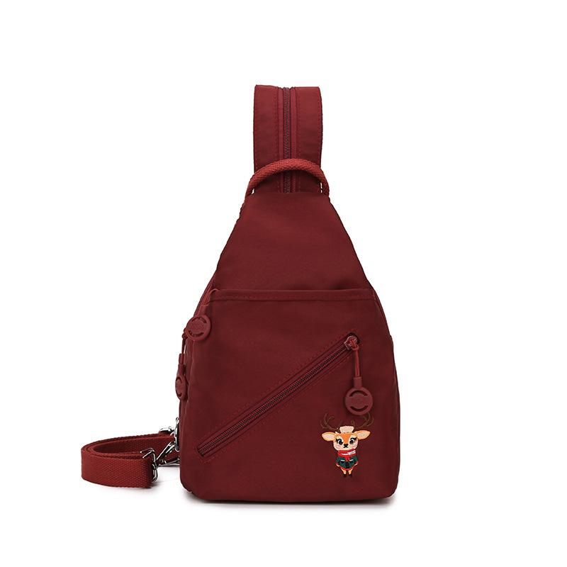 Single-shoulder Crossbody Bag, Waist Bag, Casual and Versatile Sports Small Backpack, Chest Bag, Women's Bag