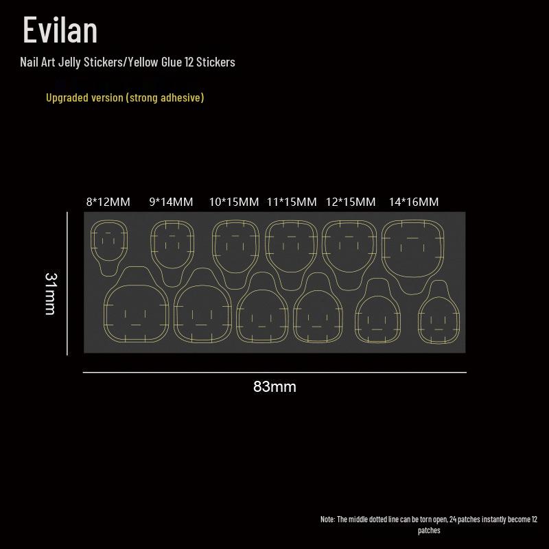

Гель-клей высокой вязкости для нейл-арта: Желтый порошок для наращивания ногтей и двухсторонний клейкий патч