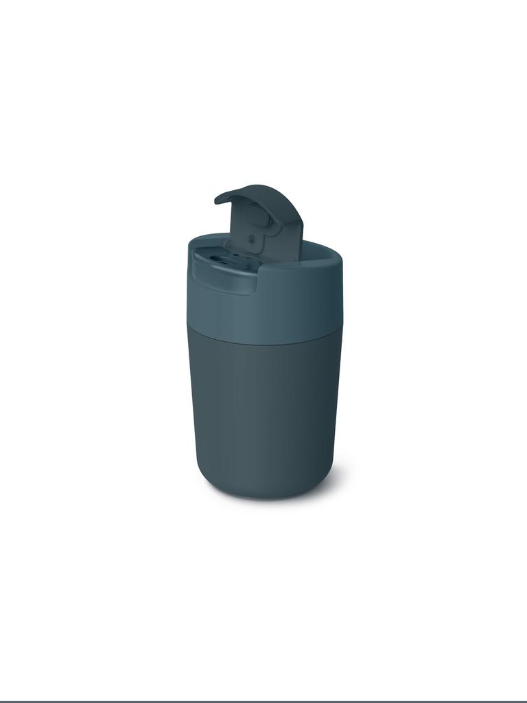 Joseph Joseph Ship Travel Mug, CoffeeTea Cup with Lid, 340ml, Blue [Authentic] 81124