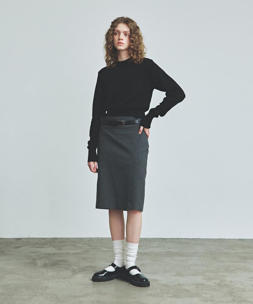 KNITTED (W) Minimal And Round Knit Black