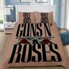 2/3 stuks Rock Band G-Guns N R-Roses beddengoedset, dekbedovertrek en kussenslopen, woonkamer slaapkamer decoratie, cadeau voor jongens en meisjes