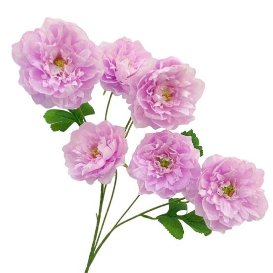 Искусственный пион 6 головок цветов Искусственные шелковые пионы со стеблем Искусственные ветки цветов для вазы Свадебные центральные композиции Цветочные композиции
