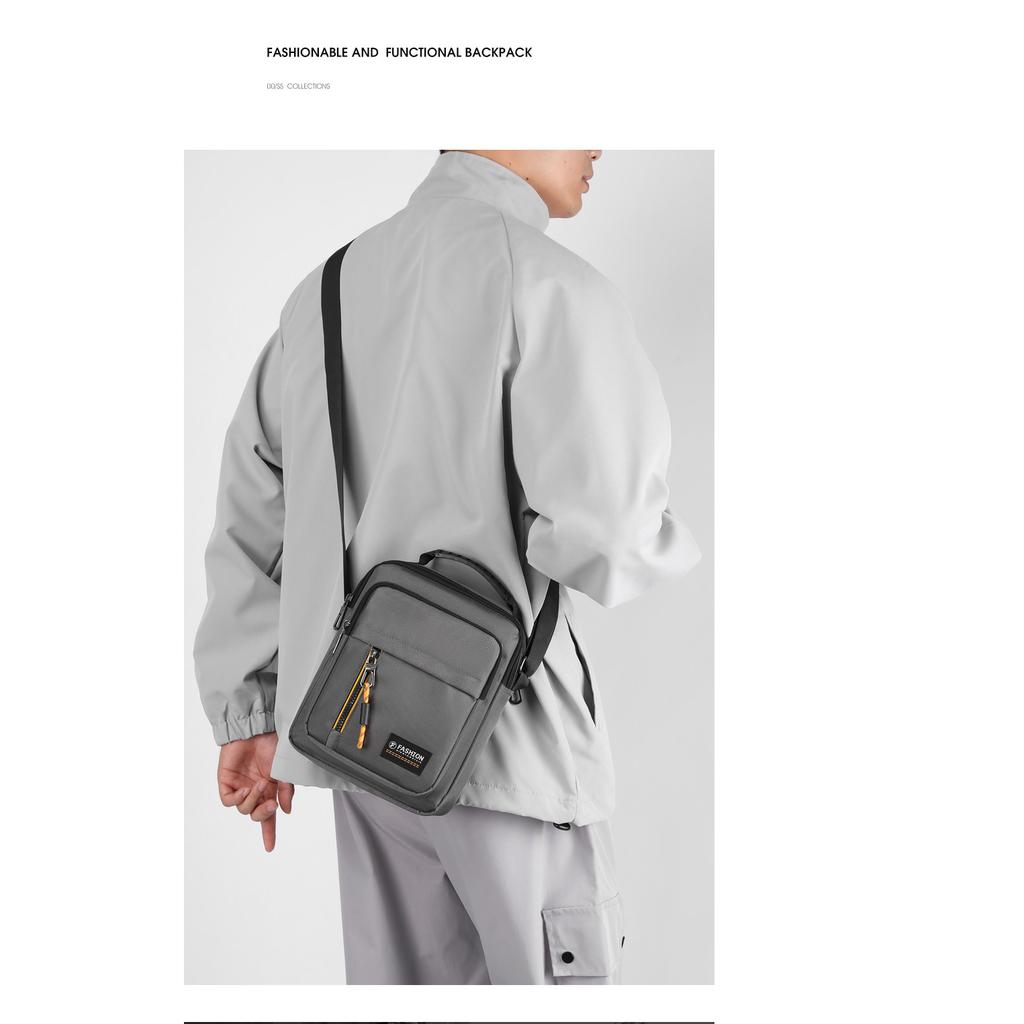 New Simple Casual Outdoor Messenger Bag Men's Outdoor Waterproof Trend Handbag Men's Contrasting Shoulder Bag
