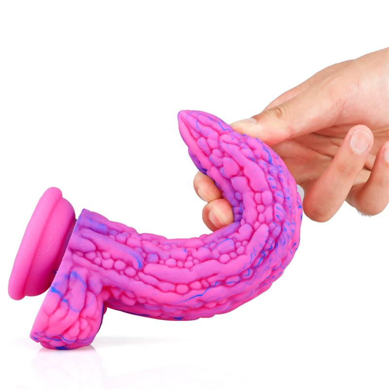 Female Bitter Gourd Silicone Simulation Dildo Masturbation Device for Men and Women Anal Expansion Anus Adult Products