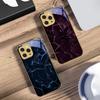 Red Lava Texture Pattern For IPhone 16 Pro Max 15 P Ro 14 13 Plus 12 Mini 11Pro Max XS Max XR Golden Tempered Glass Phone Case