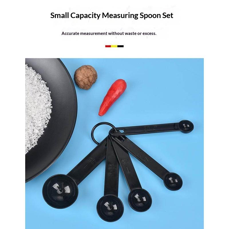 Measuring Spoons Set 10pcs Stainless Steel Durable Kitchen Tools For Baking Spice Coffee Tea Sugar Scoop Accurate Measurement
