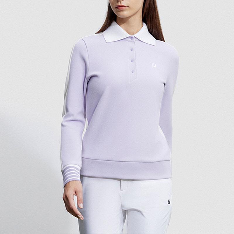 New FILA Golf Series Polo Shirt Women's Aroma Purple A11W345209F-PU