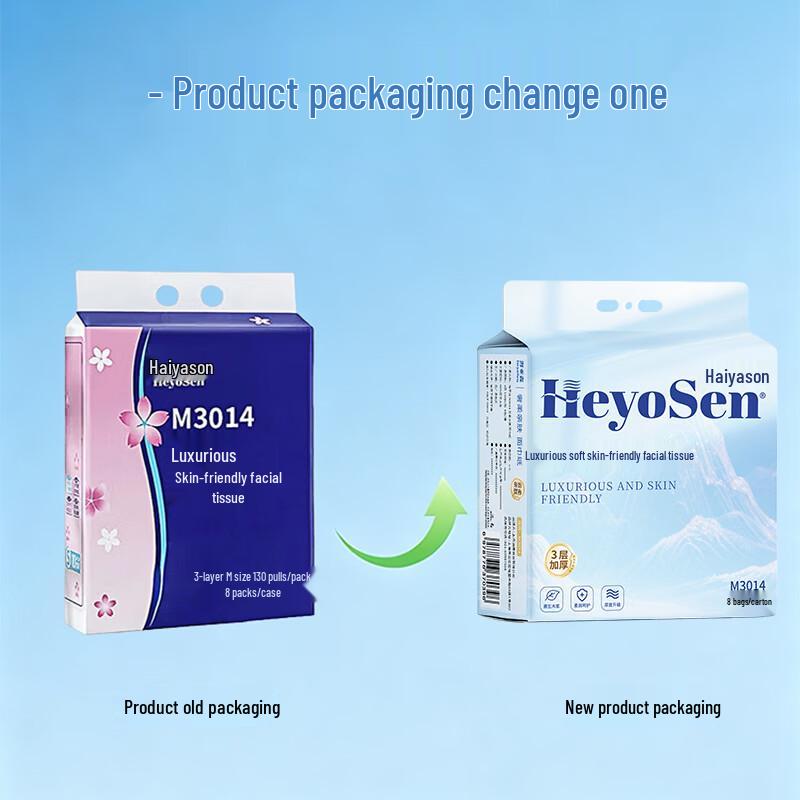 Haiyason M3014 3-Ply Facial Tissue