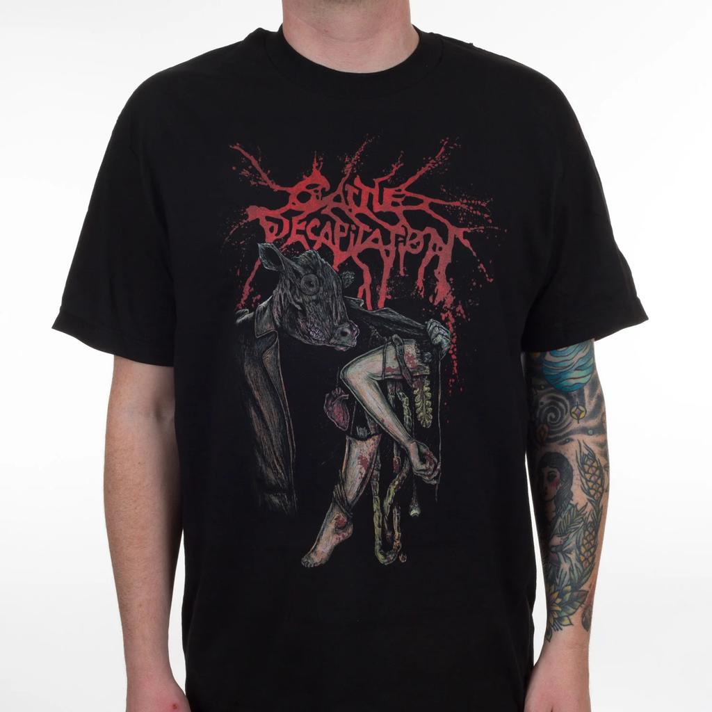 Cattle Decapitation Inspect Sign Casual Tshirt Luxury Brand for Men and Women Top