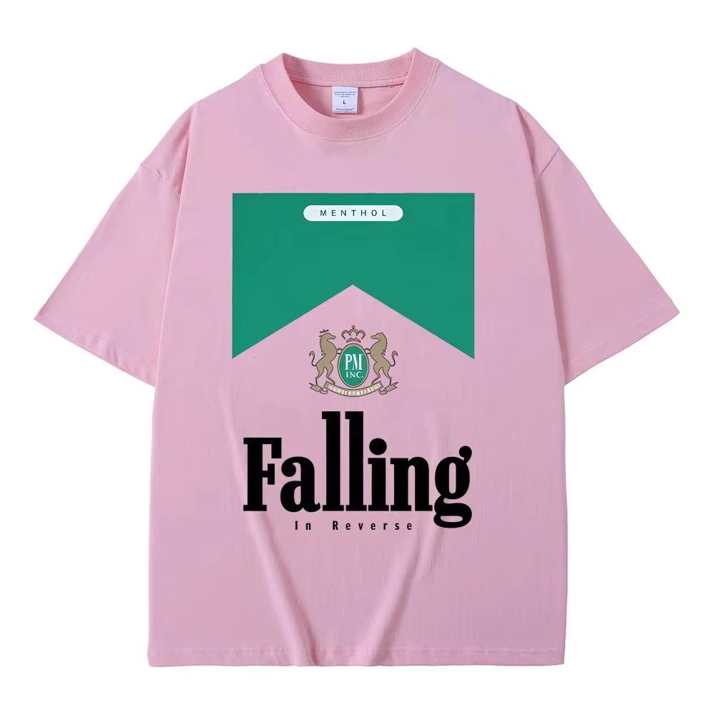 Falling In Reverse Graphic Tshirt Men Women Rock Fashion Fashion Tshirt Streetwear Summer Mens Casual Soft Cotton T Shirts