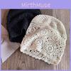 Handwoven Knit Hat For Women With Breathable Cotton Blend Material For Autumn And Winter Fashion