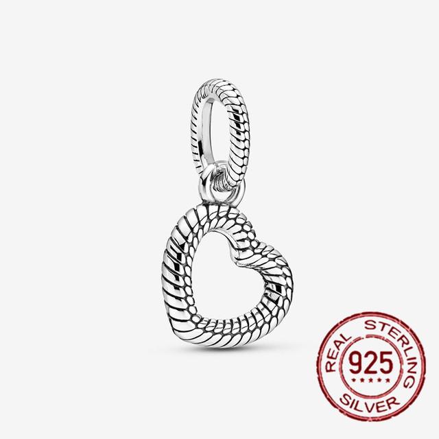 Charms Nou Sosire Mărgele Argint Sterling 925 Cruce orbitoare Dragoste Inimă Parfum Pandantive Se potrivesc brățării originale Bijuterii