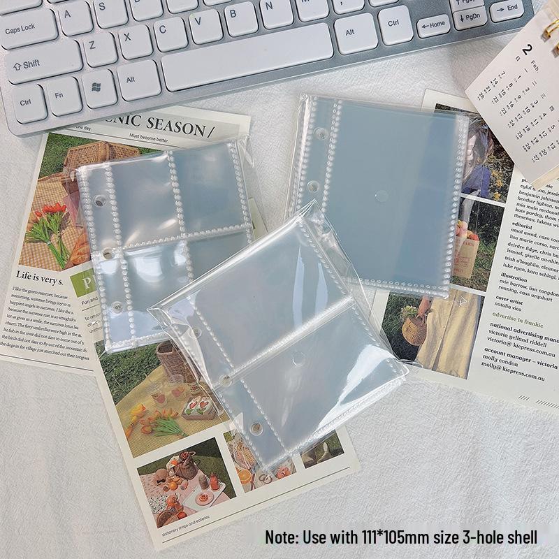 Pocket-Style Transparent PP Card Album Pages: A4/A5/A7/M5, Two To Nine Pockets, Loose-Leaf Storage Album.