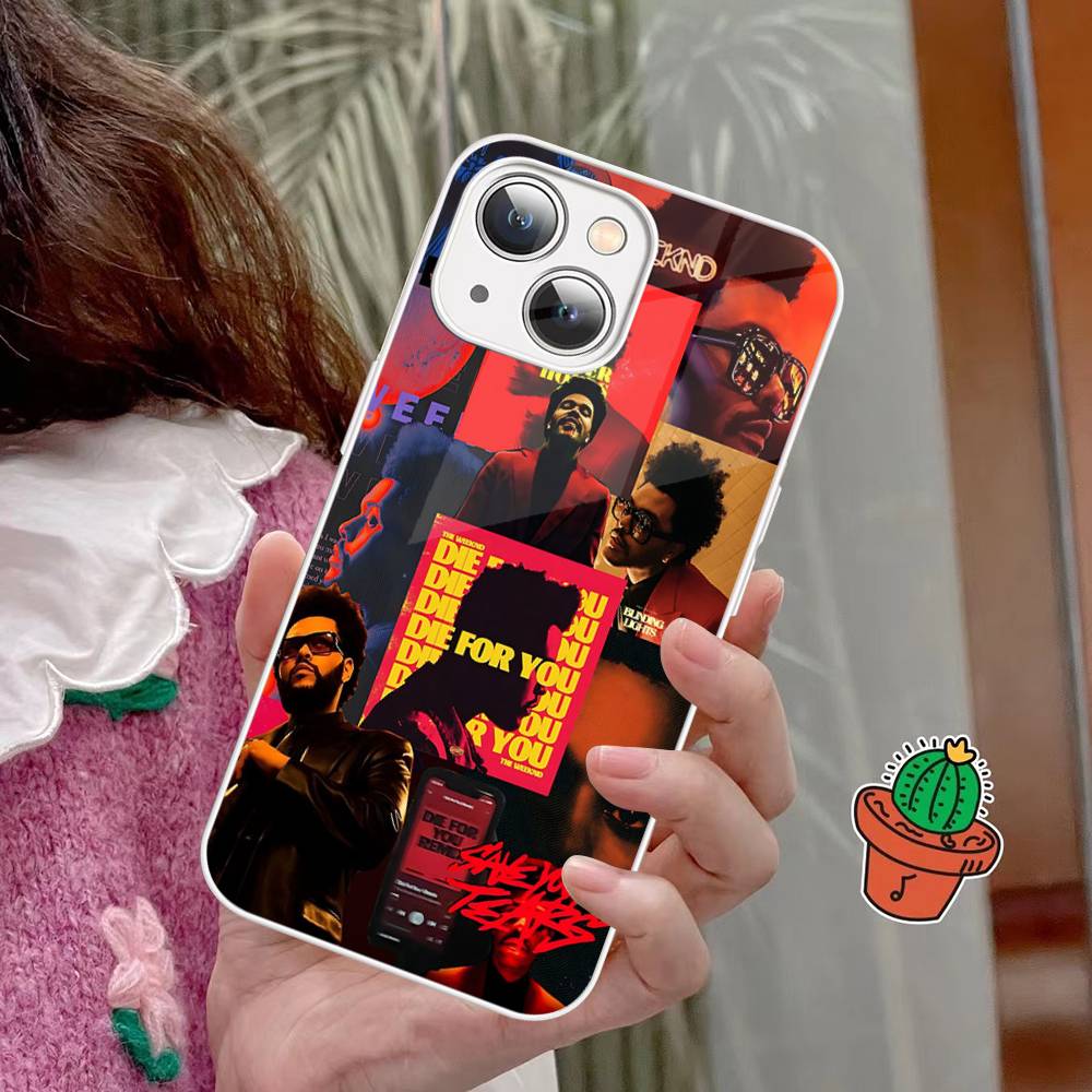 

Popular Hip Hop Rapper The Weeknd For IPhone 14 13 12 Mini 11 Pro XS Max X XR 14 Plus Tempered Glass Cover iphone 12 mini