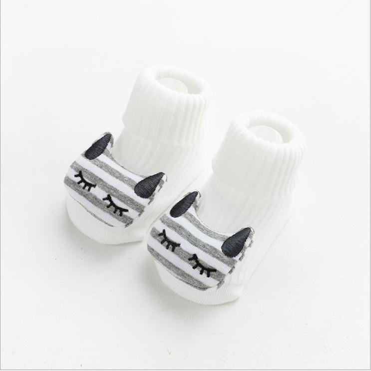 Autumn and Winter Cute Three-dimensional Cartoon Doll Baby Socks Children's Glue Non-slip Socks