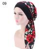 Adjustable Headwear Pre-Tied Printed Chemo Pirate Cap Cancer Head Scarf Hair Loss Hat Muslim Turban EMA