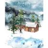 Vintage Christmas Metal Wall Decoration, Holiday Sticker Sign