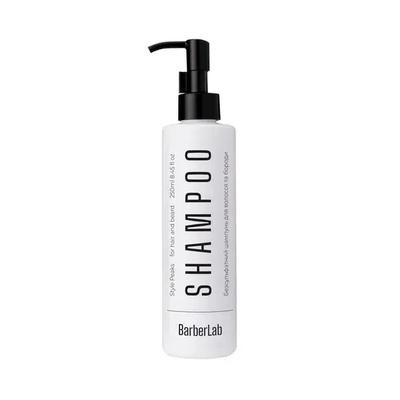 Sulfate-free Shampoo for Hair and Beard Style Peaks BarberLab 250 Ml