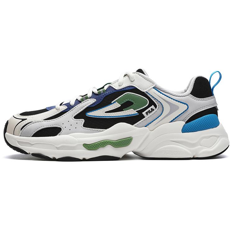 

FILA Y2K Lace Up Low top Casual Shoes Men s White Black Lotus Gray F12M312103FBV 40.5